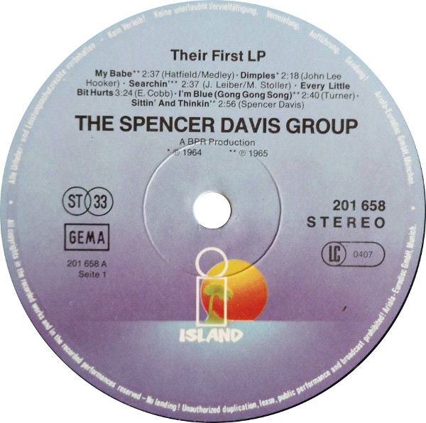 欧LP The Spencer Davis Group With Their New Face On MOVLP2426 Music On Vinyl /00260 Spencer Davis Group : With Their New Face On (LP, Vinyl