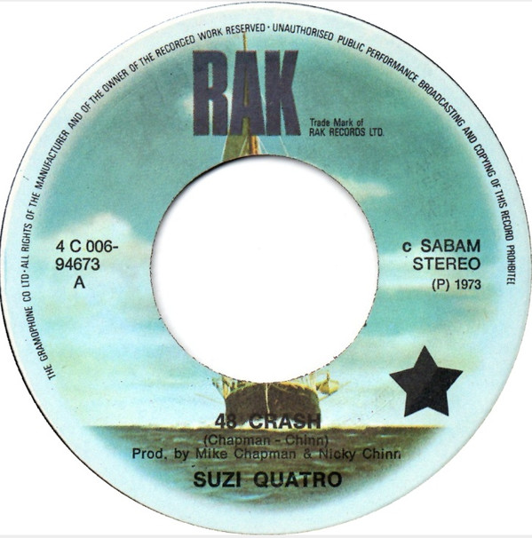 Suzi Quatro / 48 Crash / Vinyl / Glam / Bubblegum / Teen